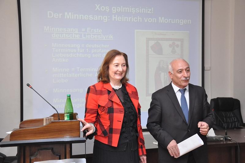 Almaniyanın Vürtsburq Universitetinin professor ADU-da mühazirə oxuyub