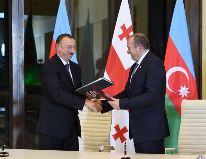 İlham Əliyev Giorgi Marqvelaşvilini qəbul etdi