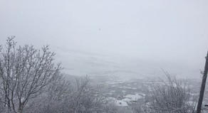 Lerikə qar yağdı