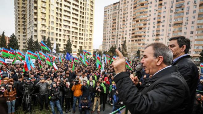 Milli Şuranın Bakıdakı mitinqi başa çatıb