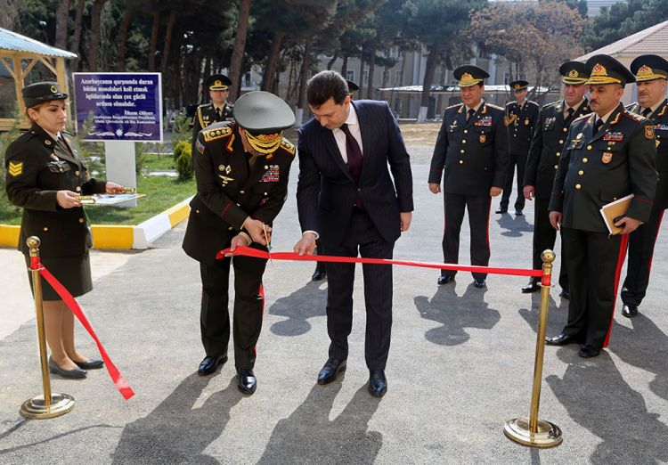 Hərbi Tibb Fakültəsinin yeni tədris binası istifadəyə verilib - FOTO