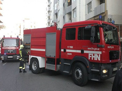 Bakıda yaşayış evində yanğın söndürülüb-YENİLƏNİB  