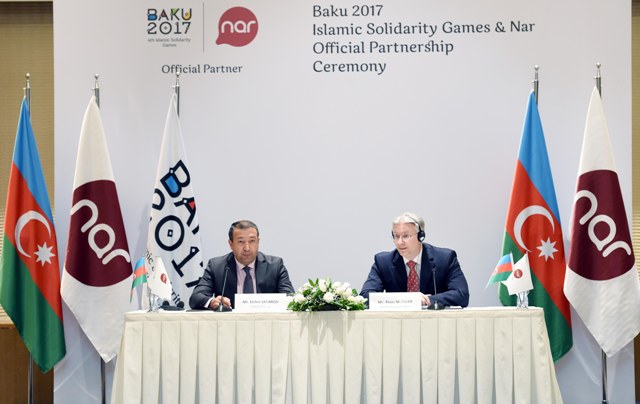&ldquo;Nar&rdquo;&nbsp; İslam Oyunlarının rəsmi &nbsp;tərəfdaşı se&ccedil;ildi