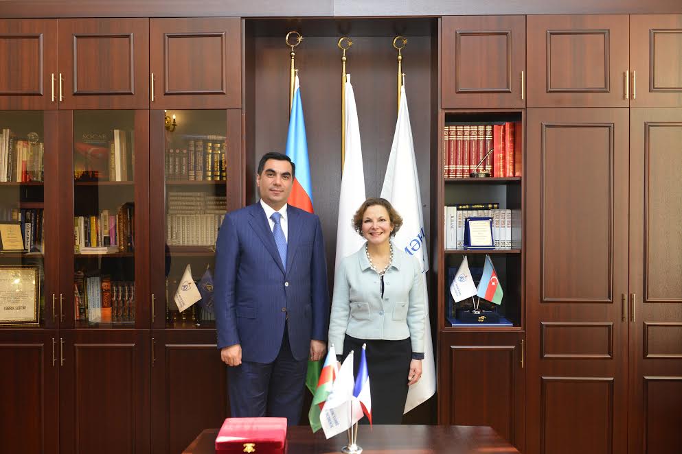 Fransa səfiri Bakı Ali Neft Məktəbində