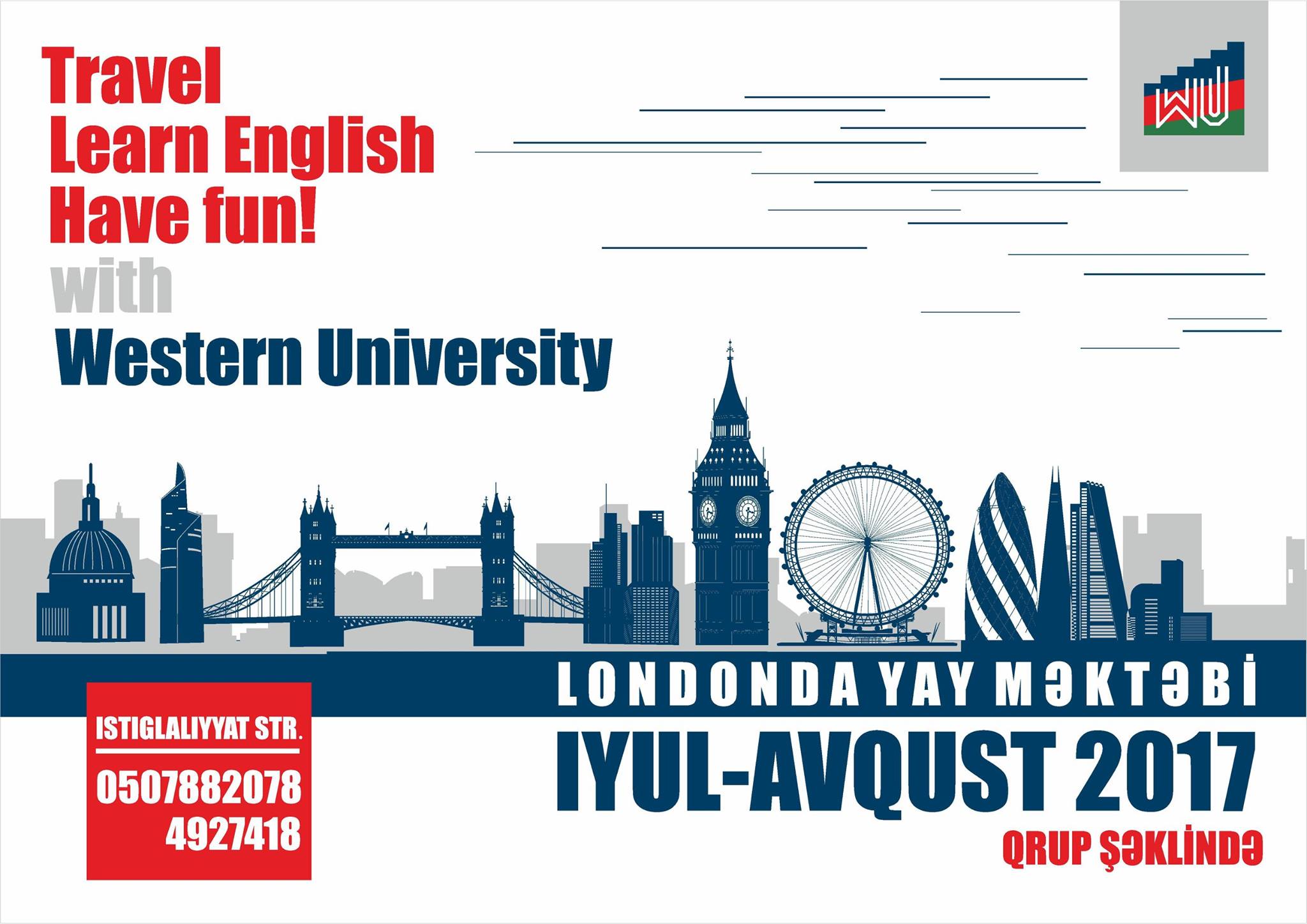 Qərb Universiteti Londonda Yay Məktəbi təşkil edir