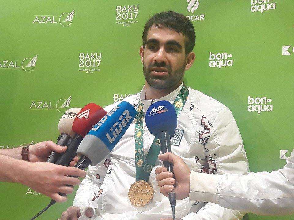 "Övladımın doğulmasındam sonra 3-cü qızıl medalımdır" - Rafael Ağayev 