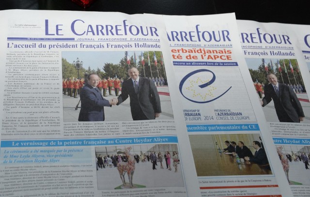 Fransızdilli “Le Carrefour” qəzetinin 10 yaşı oldu
