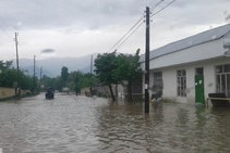 Güclü yağış Şamaxının üç kəndi ilə əlaqəni kəsdi