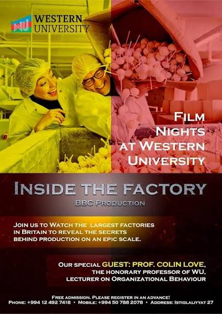 Qərb Universitetində Britaniya film festivalı başlayır