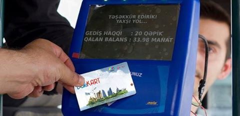 135 nömrəli marşrut da kart sisteminə keçdi