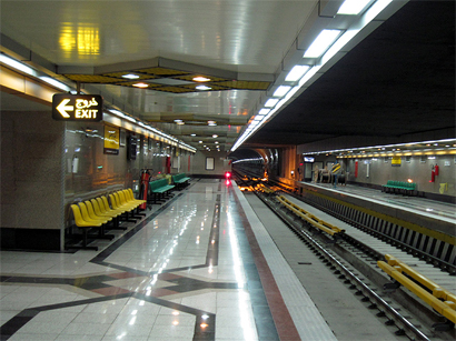 Tehran metrosunda PARTLAYIŞ