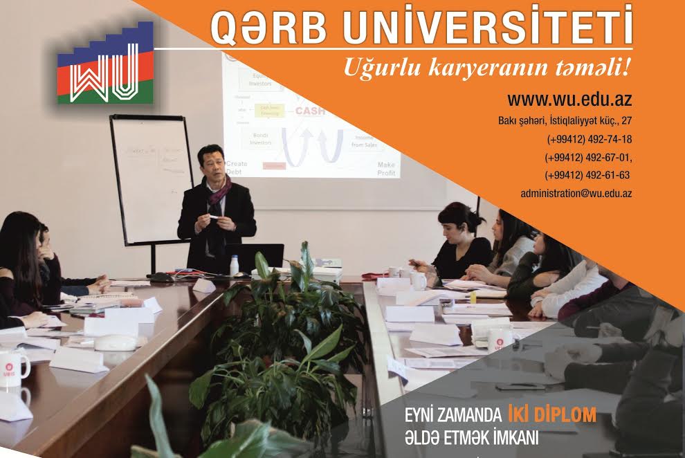 Qərb Universiteti magistrlara ikili diplom təklif edir