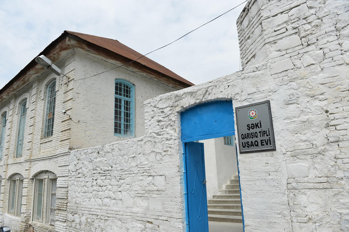 Şəki qarışıq tipli uşaq evi üçün yeni bina inşa olunacaq - FOTO