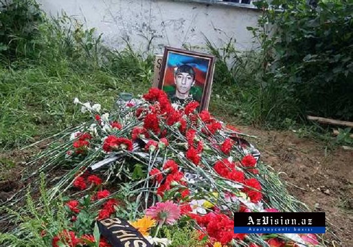 Şəhid hərbçimiz dəfn edildi - FOTOLAR