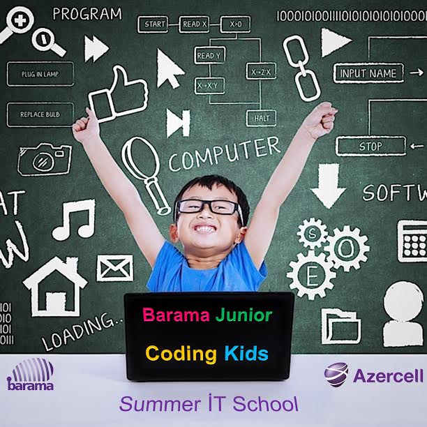 Azercell-dən məktəblilər üçün pulsuz “Coding Kids – Summer Course” layihəsi