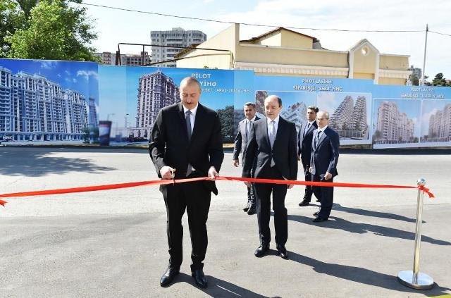 İlham Əliyev Nərimanov Rayon Məhkəməsinin yeni binasının açılışında - FOTO   