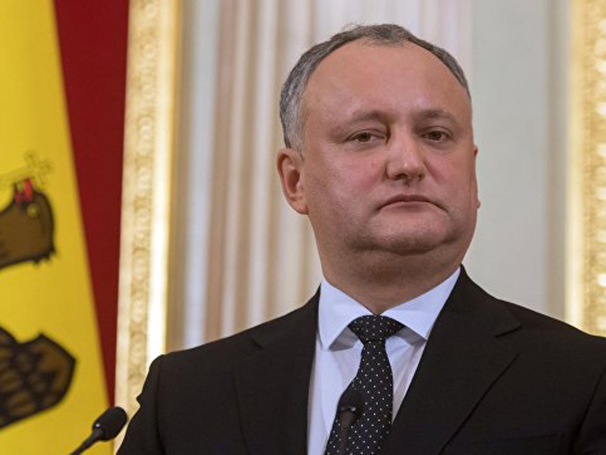 Moldova prezidenti Azərbaycana gəlib
