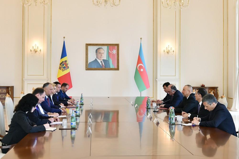 İlham Əliyev: "Azərbaycan-Moldova münasibətlərinin dinamik inkişafı üçün yaxşı təməl qoyuruq"