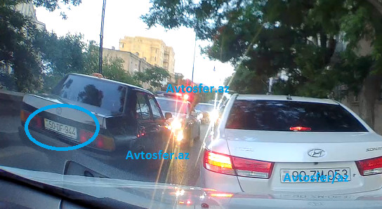 Taksi sürücüsü Artur Rasizadənin kortejinə “protiv” getdi, görün nələr oldu - FOTO - VİDEO
