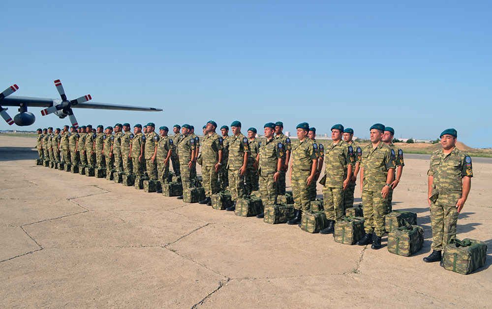 Sülhməramlılarımız Əfqanıstana yola salındı