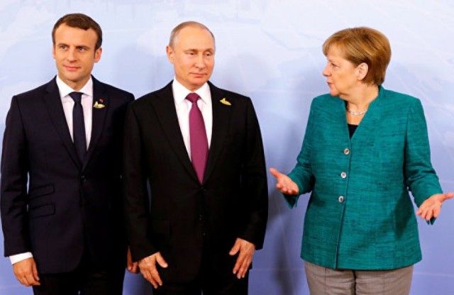 Putin Makron və Merkellə nədən danışdı?   