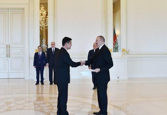 Prezident Türkmənistan səfirinin etimadnaməsini qəbul edib