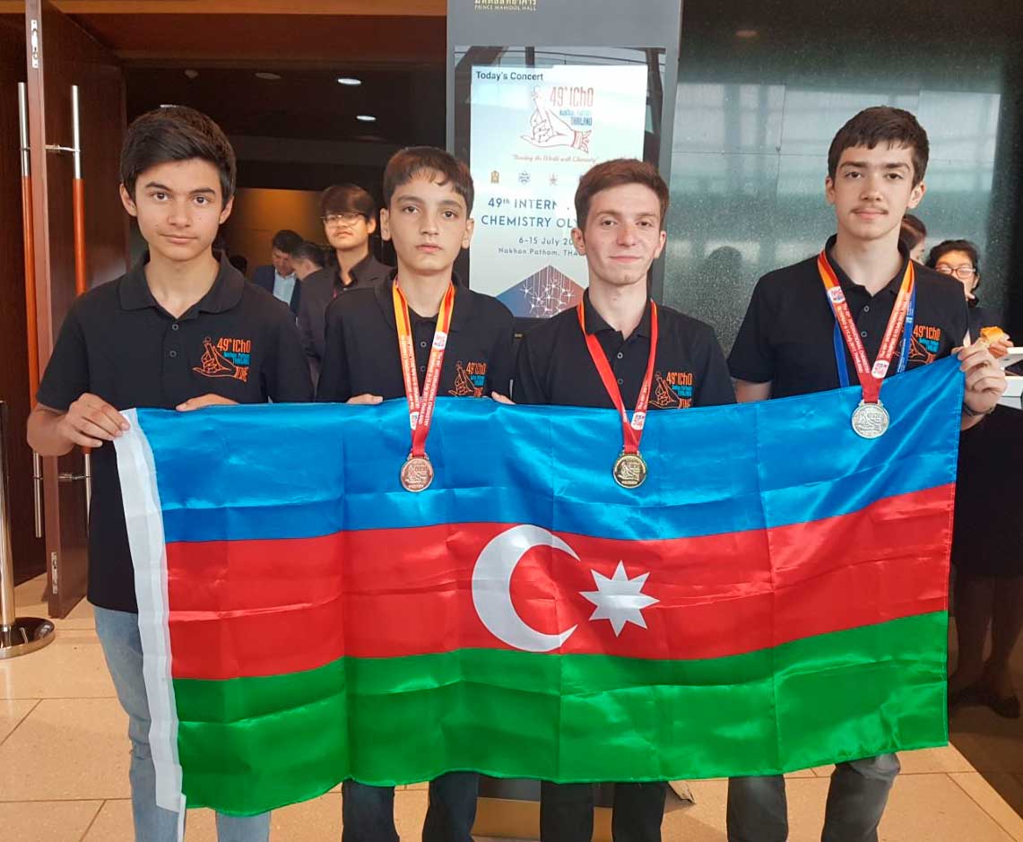 Azərbaycanlı şagird Beynəlxalq Kimya Olimpiadasında qızıl medal qazandı