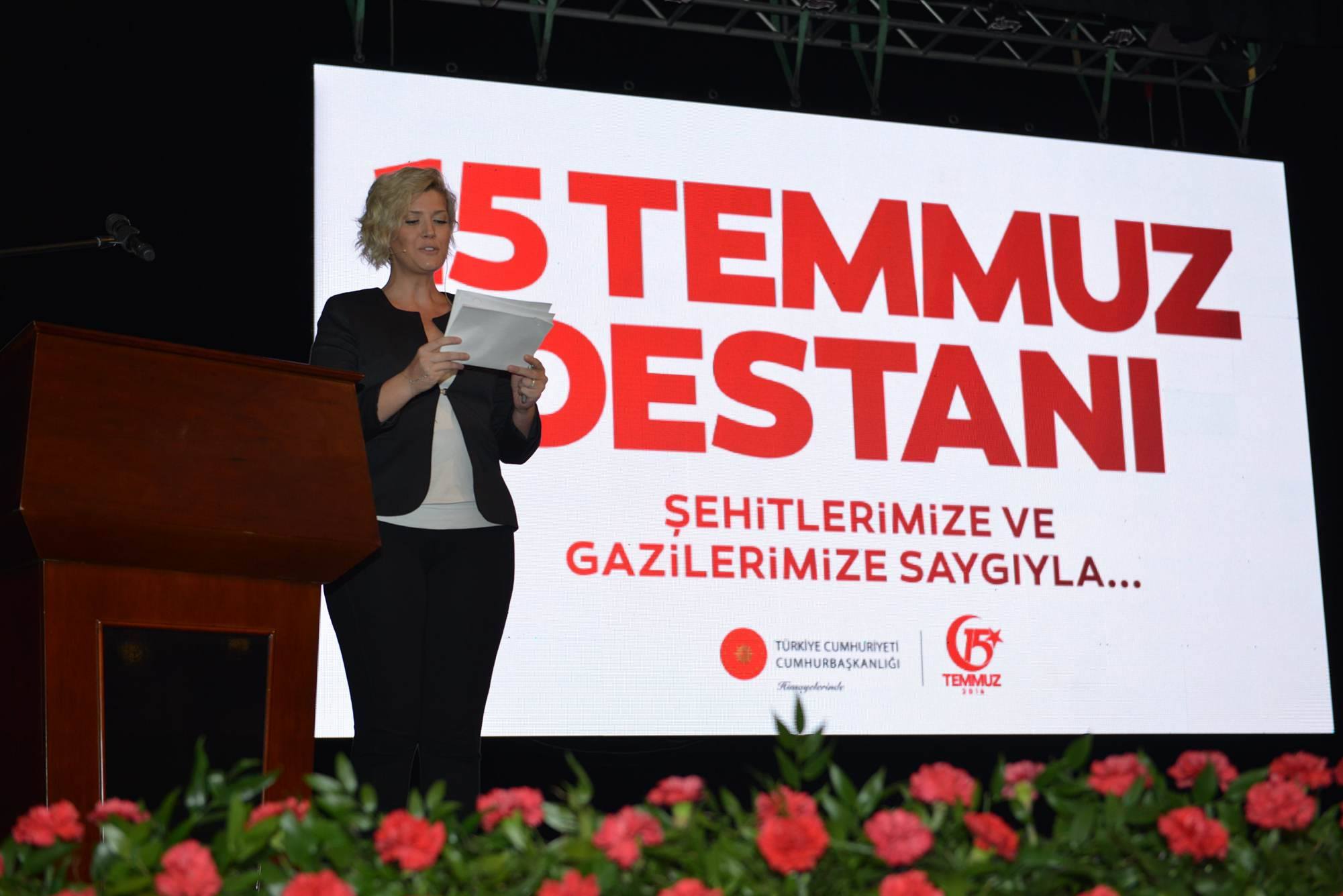 Türkiyədə dövlət çevrilişinə cəhdin ildönümü ilə bağlı anım tədbiri keçirilib - FOTOLAR