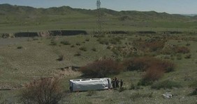 Siyəzəndə avtobus 15 sərnişinlə dərəyə yuvarlandı: 4 yaralı, Yenilənib
