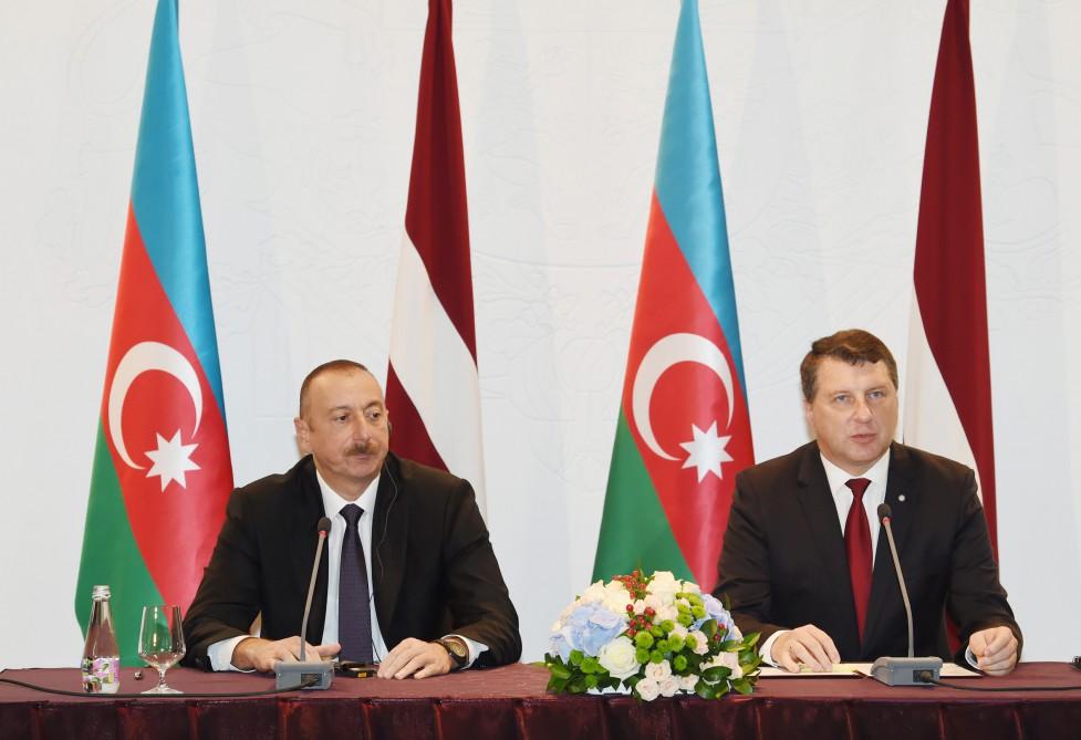 Latviya prezidenti: "Azərbaycan mühüm tərəfdaşımızdır"