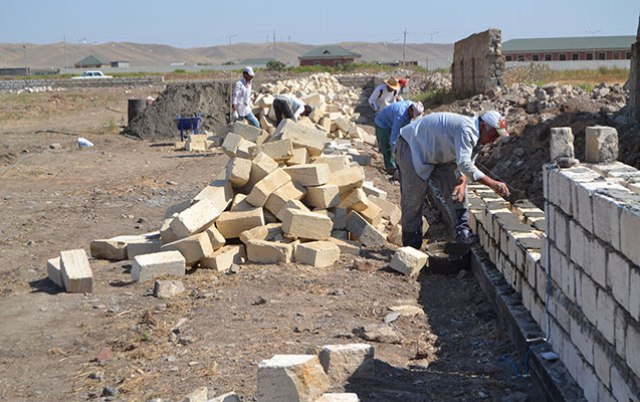 Cəbhə bölgəsində yeni pambıq tədarükü məntəqəsi tikilir