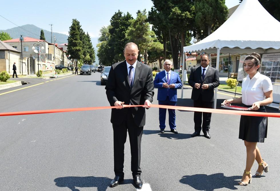 Prezident Balakənə getdi, açılışlar etdi - YENİLƏNİB 