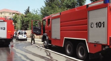 Sumqayıtdakı yanğında 10 nəfər zəhərlənib - RƏSMİ