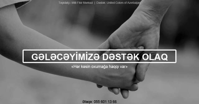 Məktəbə gedə bilməyən uşaqlara DƏSTƏK   