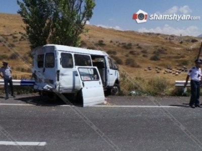 Ermənistanda ağır qəza – 2 ölü, 7 yaralı