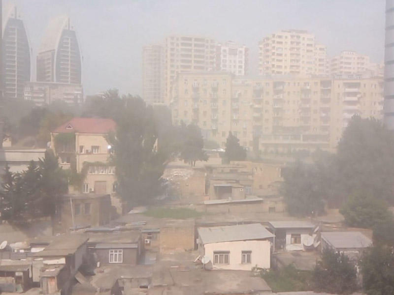 Bakıda toz dumanının miqdarı ARTIB - Nazirlik gücləndirilmiş iş rejiminə keçdi 