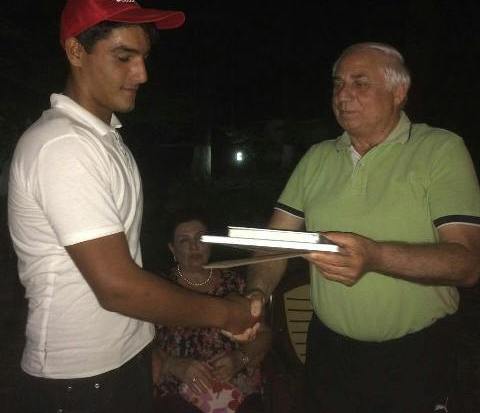 Hadı Rəcəbli gəncin orduya yola salınması mərasimində