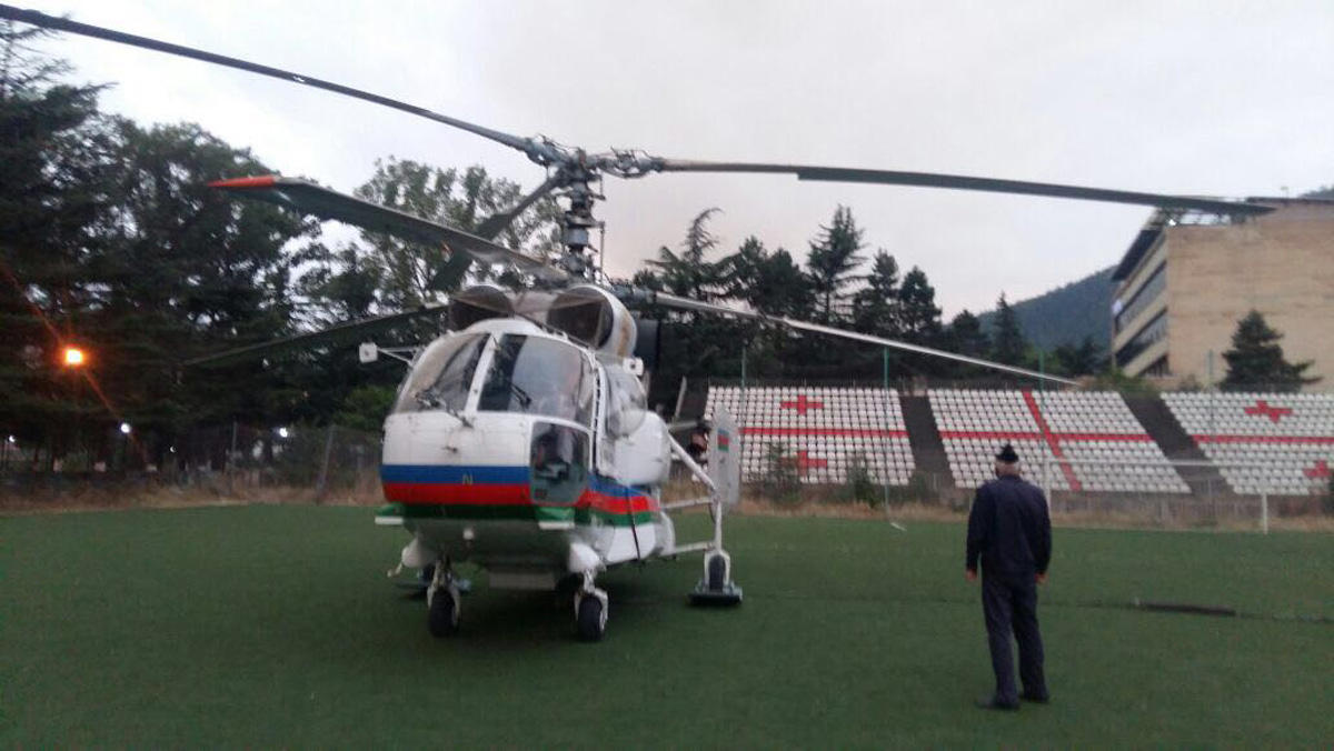FHN Gürcüstandakı meşə yanğınlarının söndürülməsi üçün helikopter göndərdi