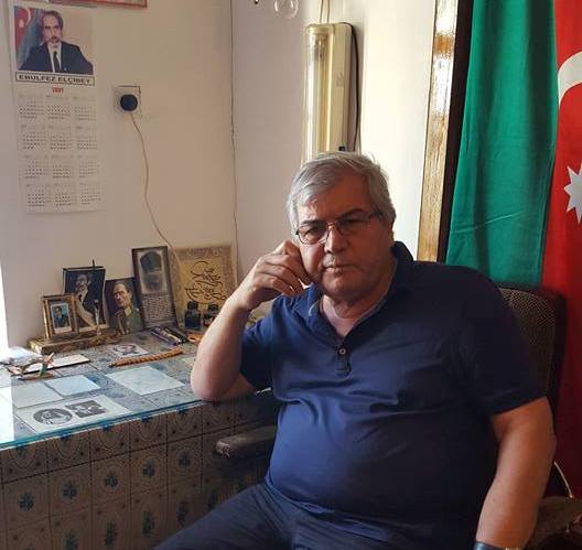 Sabir Rüstəmxanlı Elçibəyin evinə getdi - FOTOLAR   