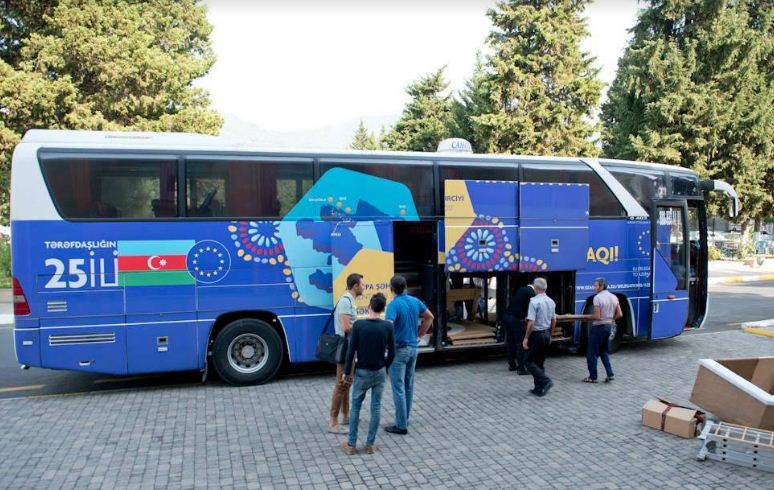 "Avropa Avtobus Turu" nun nümayəndələri UNEC -in Zaqatala filialında