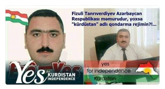 Laçın İcra Hakimiyyətinin şöbə müdiri kürd separatçılığını DƏSTƏKLƏDİ - FOTO   