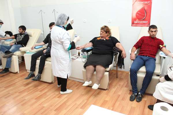 Qanvermə aksiyalarında 1722,3 litr QAN TOPLANDI