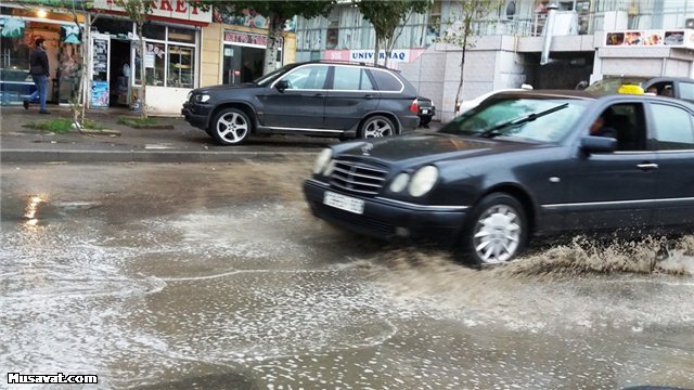 Bakıda piyadaların üstünü çirkləndirən sürücü cəzalandırılacaq