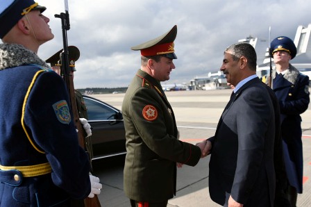Zakir Həsənov Belarus istehsalı silahlarla tanış oldu - Foto