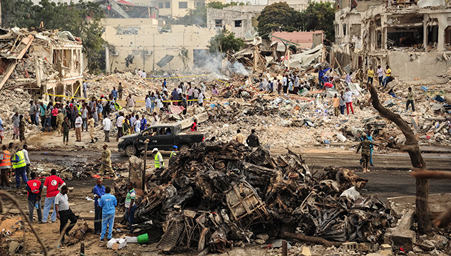 Somalidə terror qurbanlarının sayı 300-ə yaxınlaşır