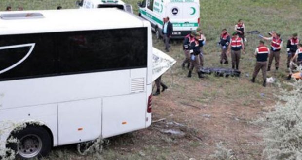 Türkiyədə avtobus qəzası: 28 yaralı