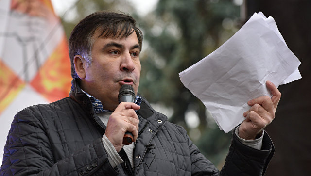 Ukraynalı nazir Saakaşvilinin tərəfdarlarını “tör-töküntü” adlandırdı