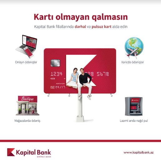 Kartı olmayan qalmasın &ndash; hamıya pulsuz kart