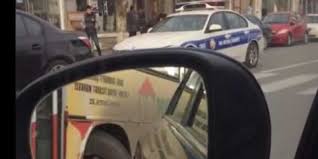 Sərnişin s&uuml;r&uuml;c&uuml;n&uuml; qayda pozmağa təhrik edir - Video