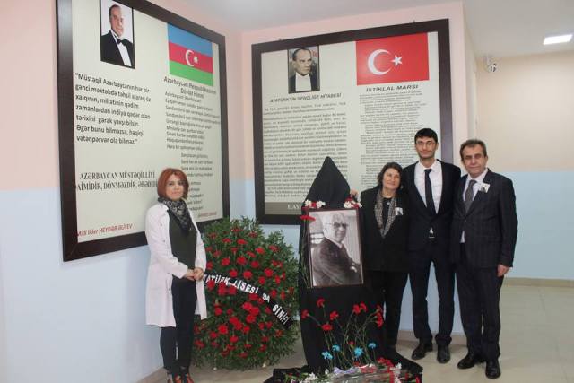 Bakı Atatürk Liseyində Ali Devrim anıldı - FOTOLAR   